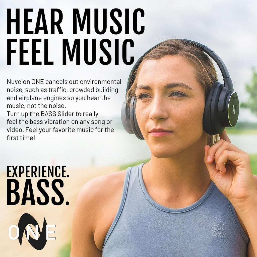 Nuvelon ONE Adjustable BASS Wireless Noise-Canceling Headphones Online | Nuvelon Nuvelon ONE Adjustable BASS Wireless Noise-Canceling Headphones Online | Nuvelon